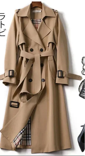 Double-breasted ruby coat
