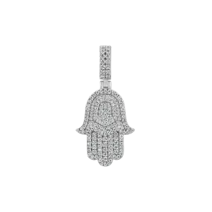 Double-Layered Hamsa Pendant