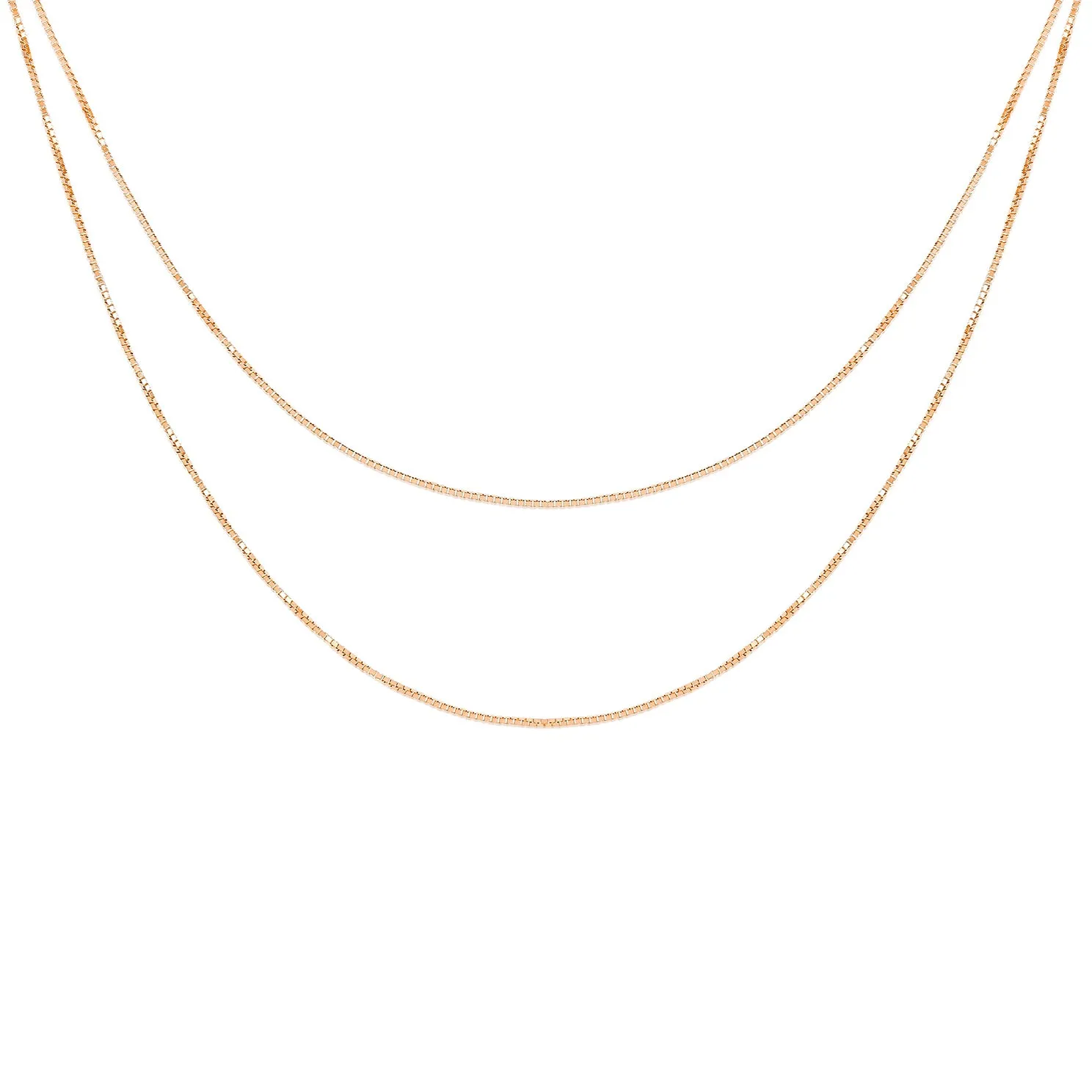 Double Strand Liquid Gold Necklace