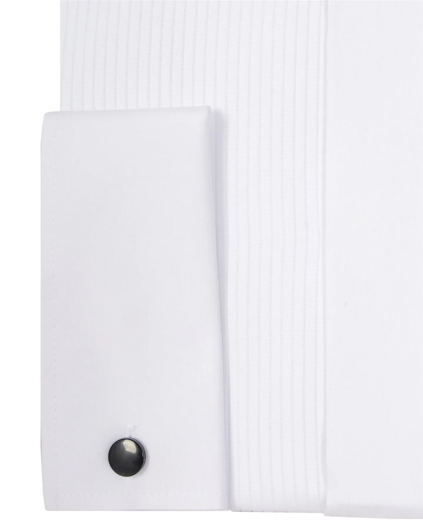 Double Two Men's White Ribbed Pique Evening Dress Shirt (5003) Size 14.5-23