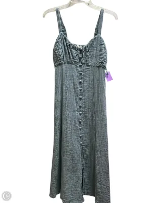 Dress Casual Midi By Clothes Mentor In Blue, Size: M