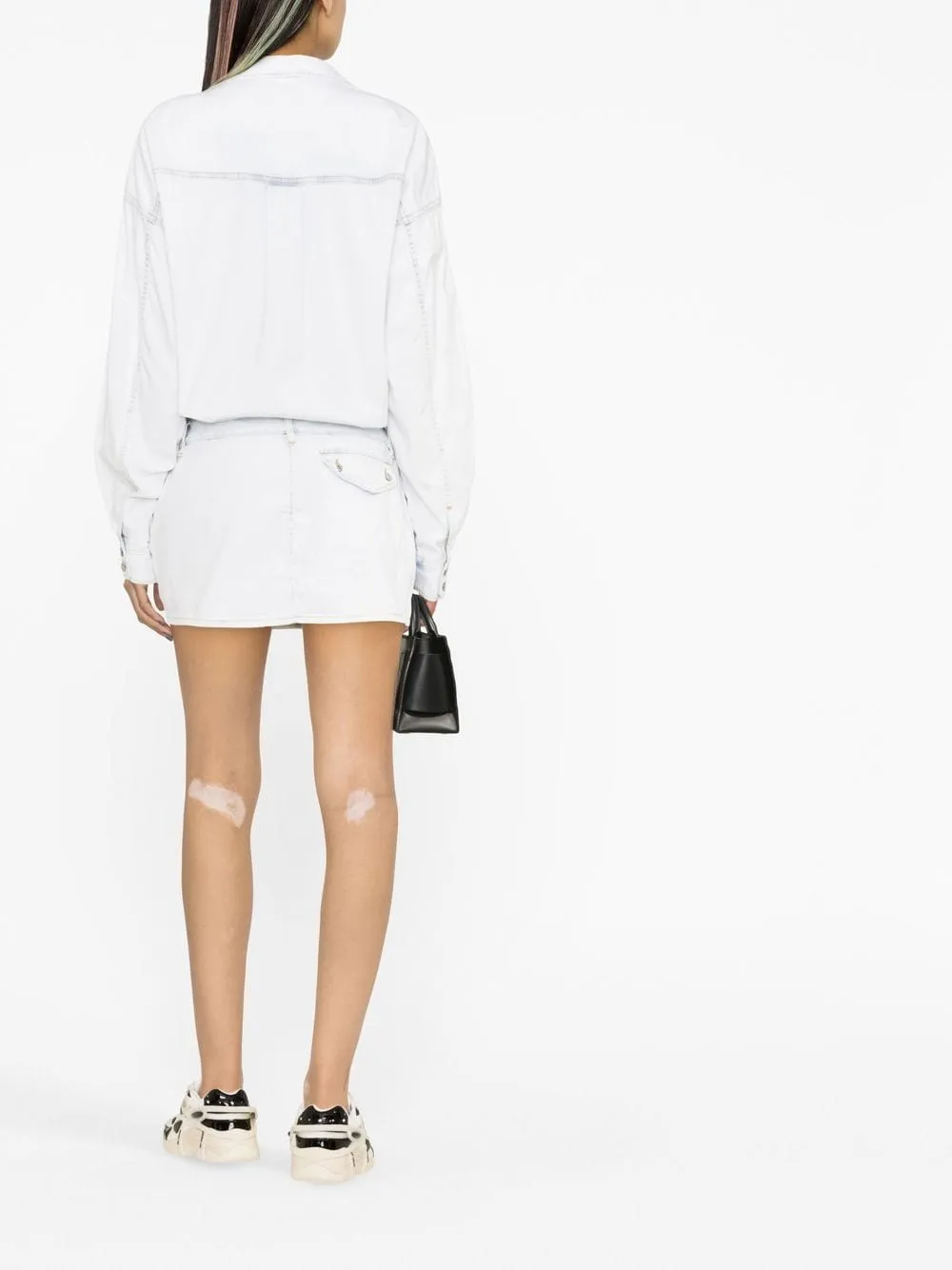 Dsquared2 Blue Dress Clear
