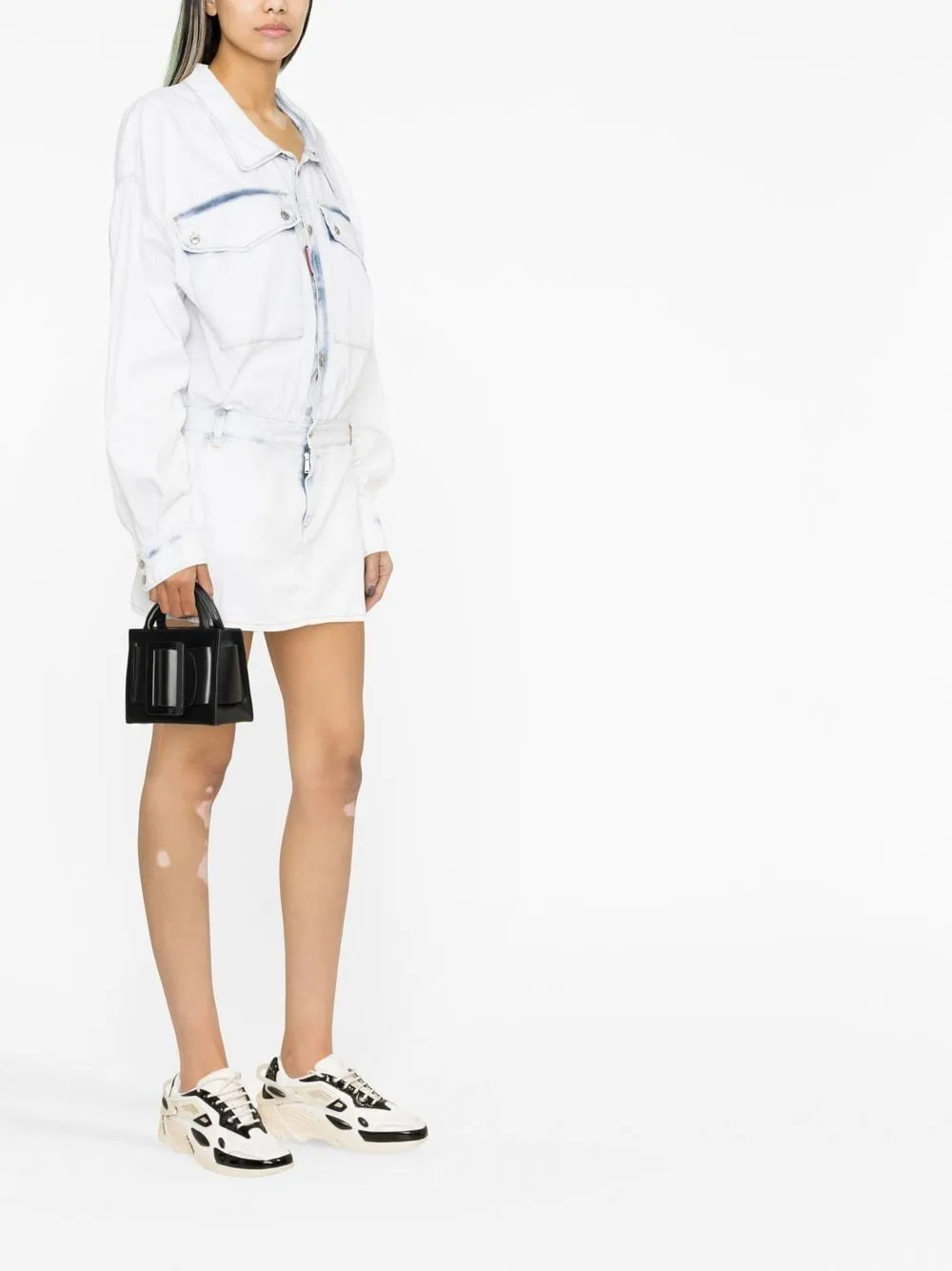 Dsquared2 Blue Dress Clear