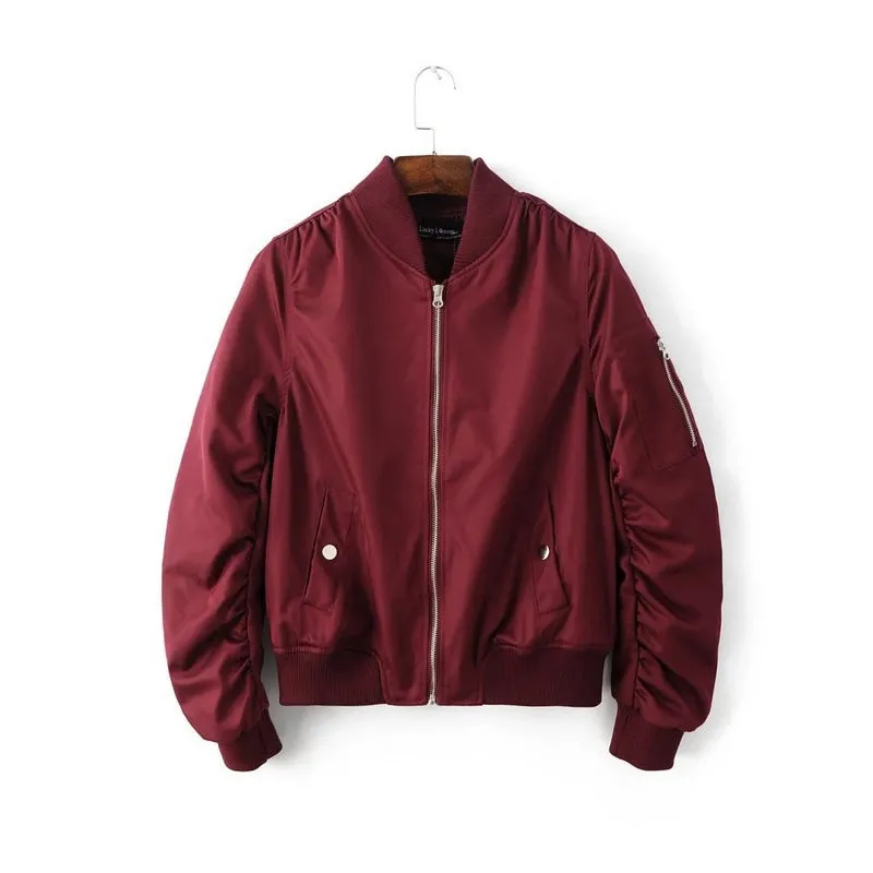 Edgy Chic Bomber Jacket