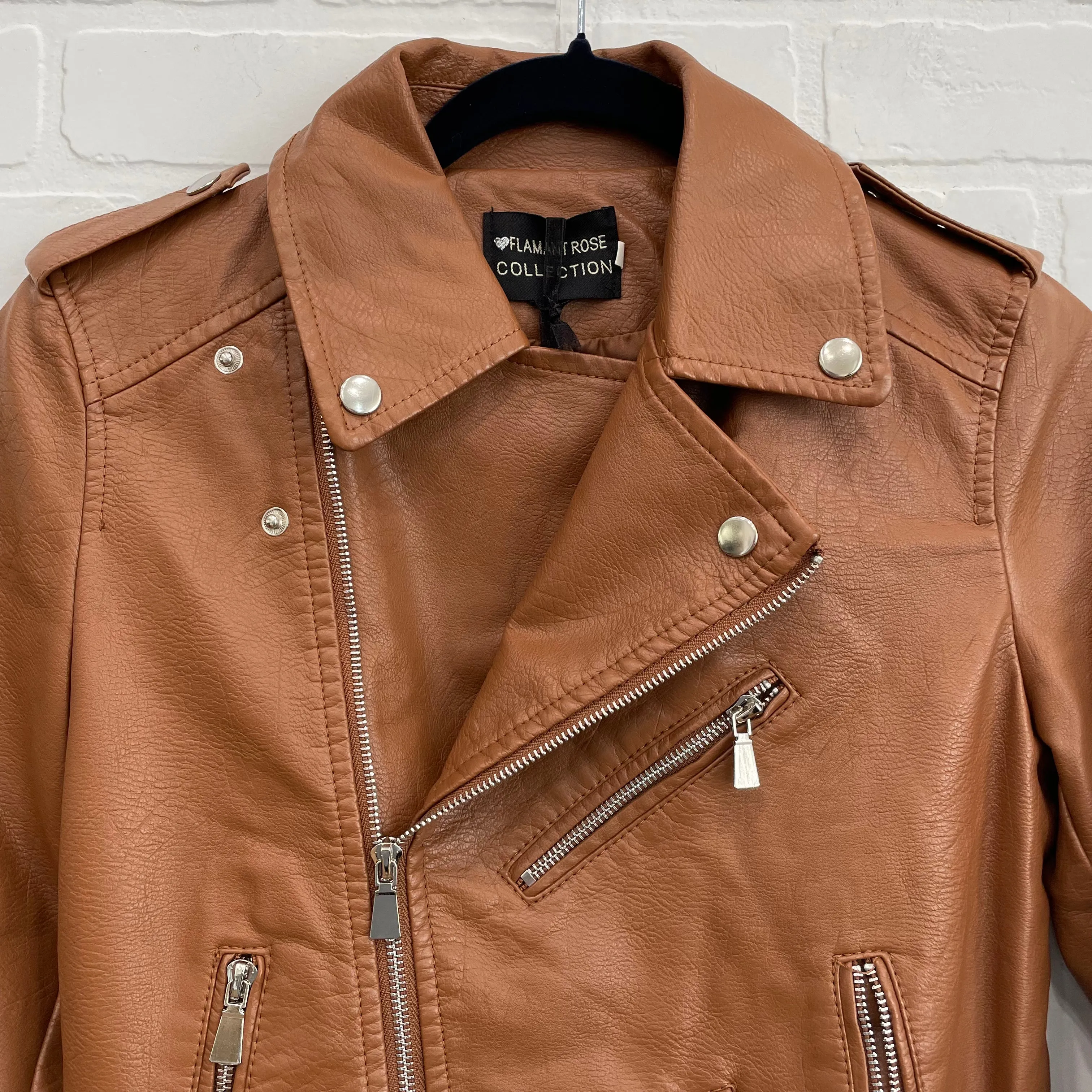 Edgy leather jacket