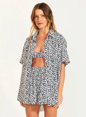 Edu White Leopard Set