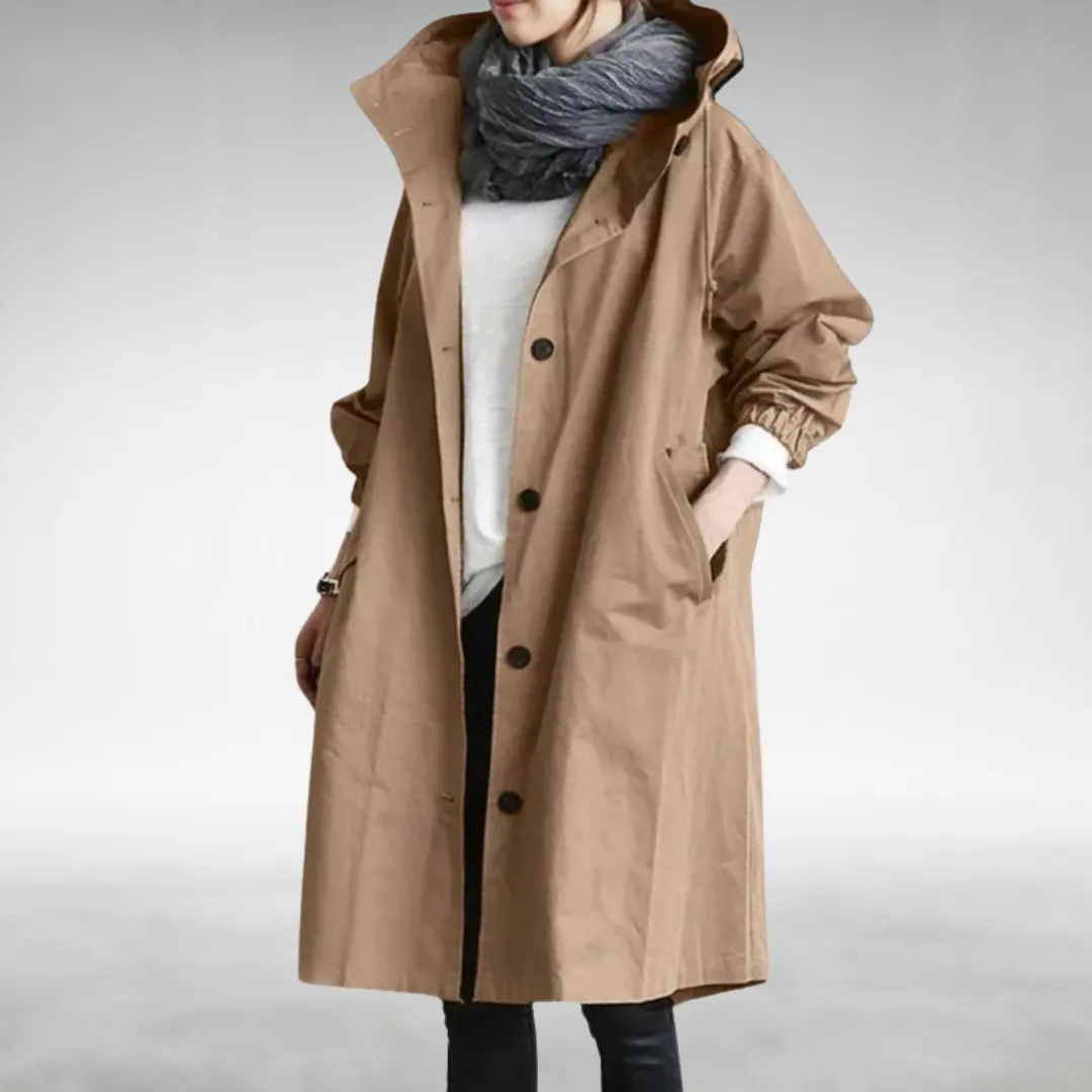 Eileen | Chic Windbreaker Trench Jacket