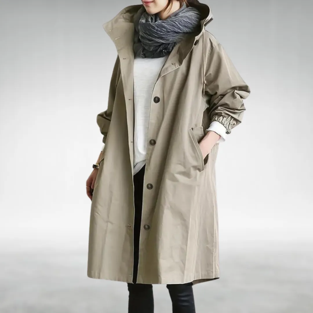 Eileen | Chic Windbreaker Trench Jacket