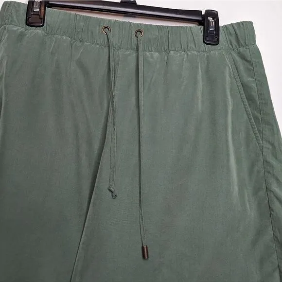 Eileen Fisher Walking Shorts Tencel Sage Green Comfty