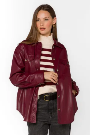 Eleanor Red Sangria Jacket