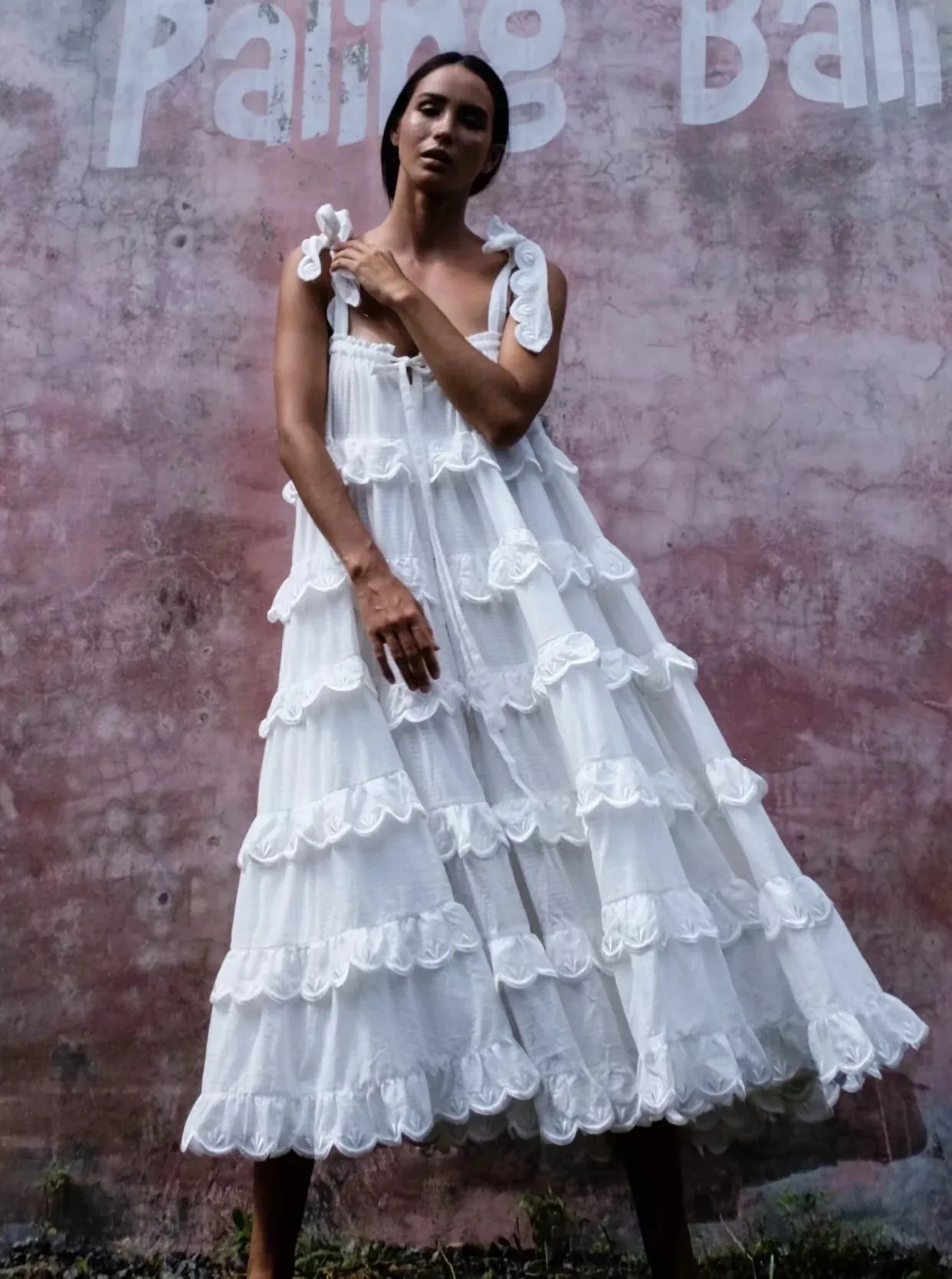 Emily || Bohemian cake layered dress
