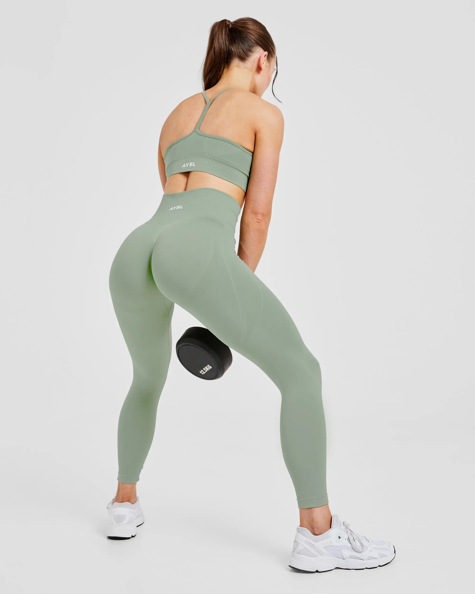 Empower Seamless Leggings - Grove Green