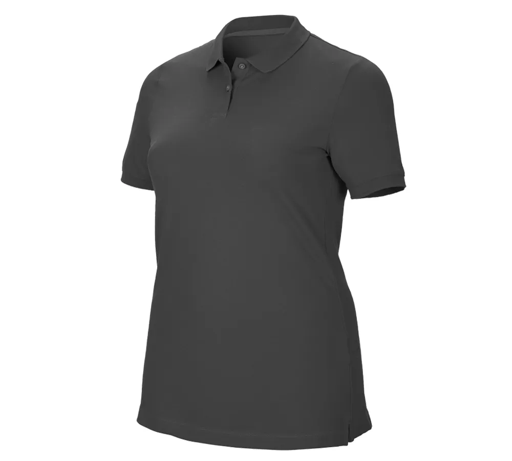 e.s. ženska polo majica piqué cotton stretch, plus