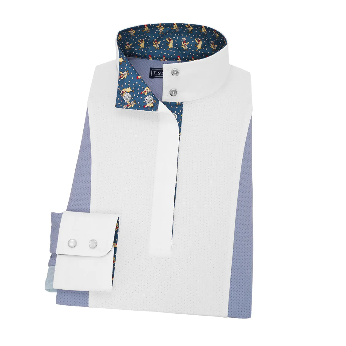 Essex Classics Luna Colorblock Long Sleeve Show Shirt