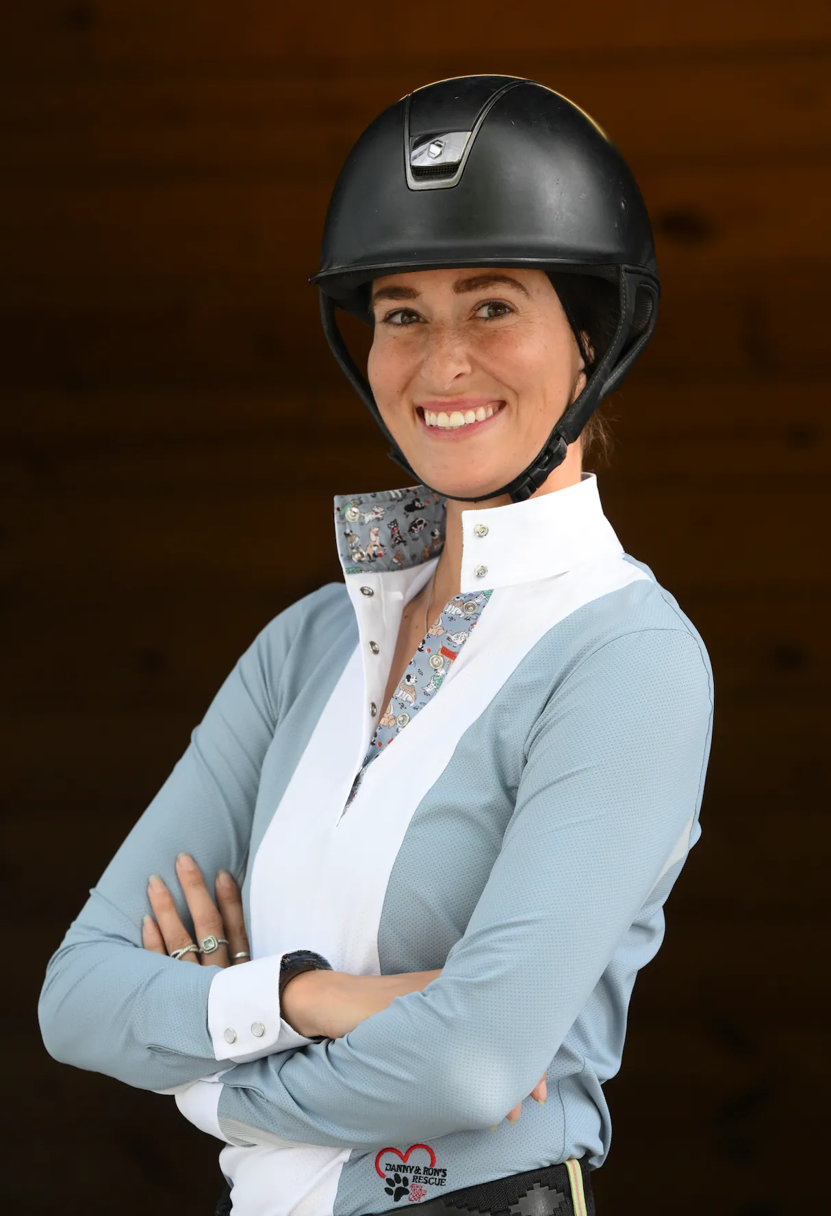 Essex Classics Luna Colorblock Long Sleeve Show Shirt