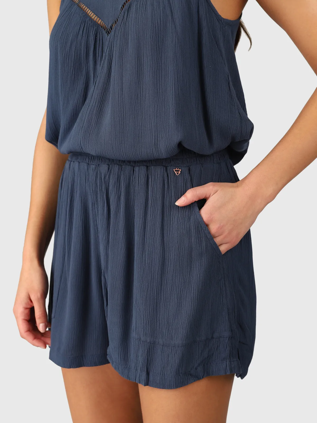 Essia Women Shorts | Indigo Blue