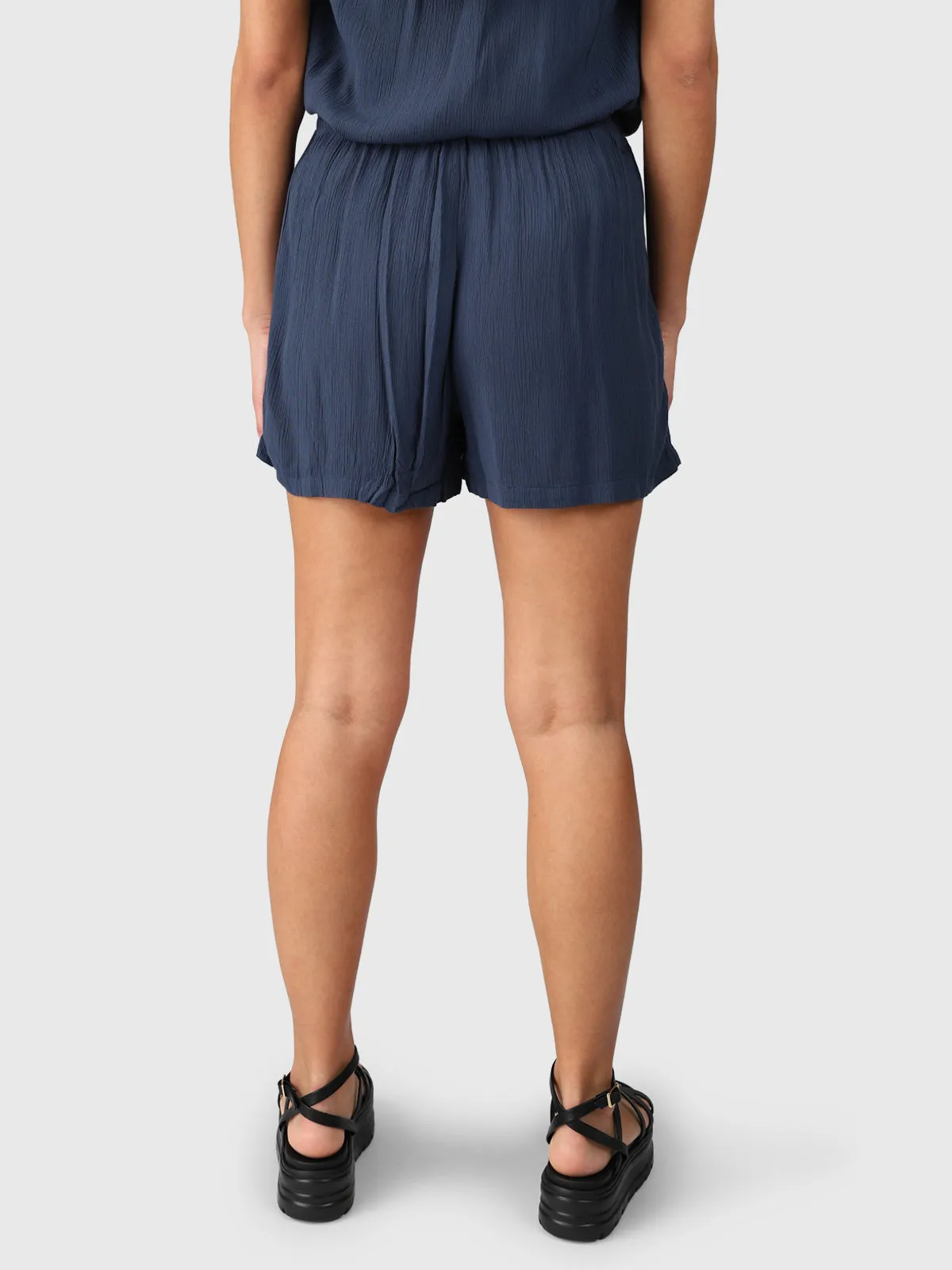 Essia Women Shorts | Indigo Blue