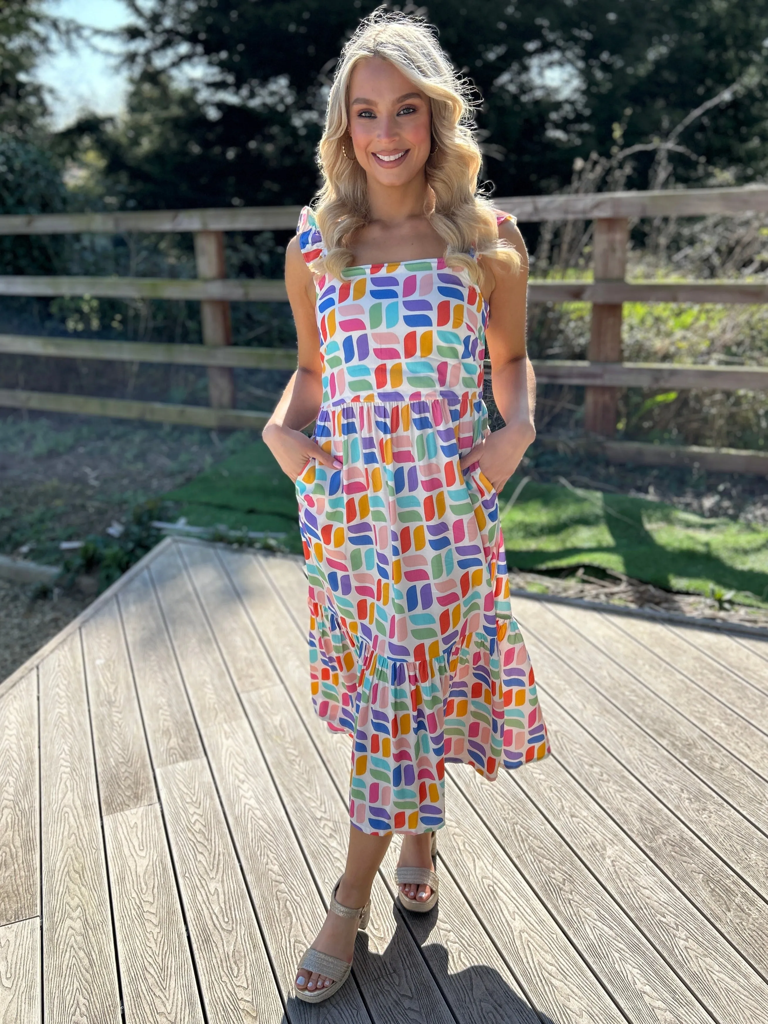 Estelle Shirred Sundress