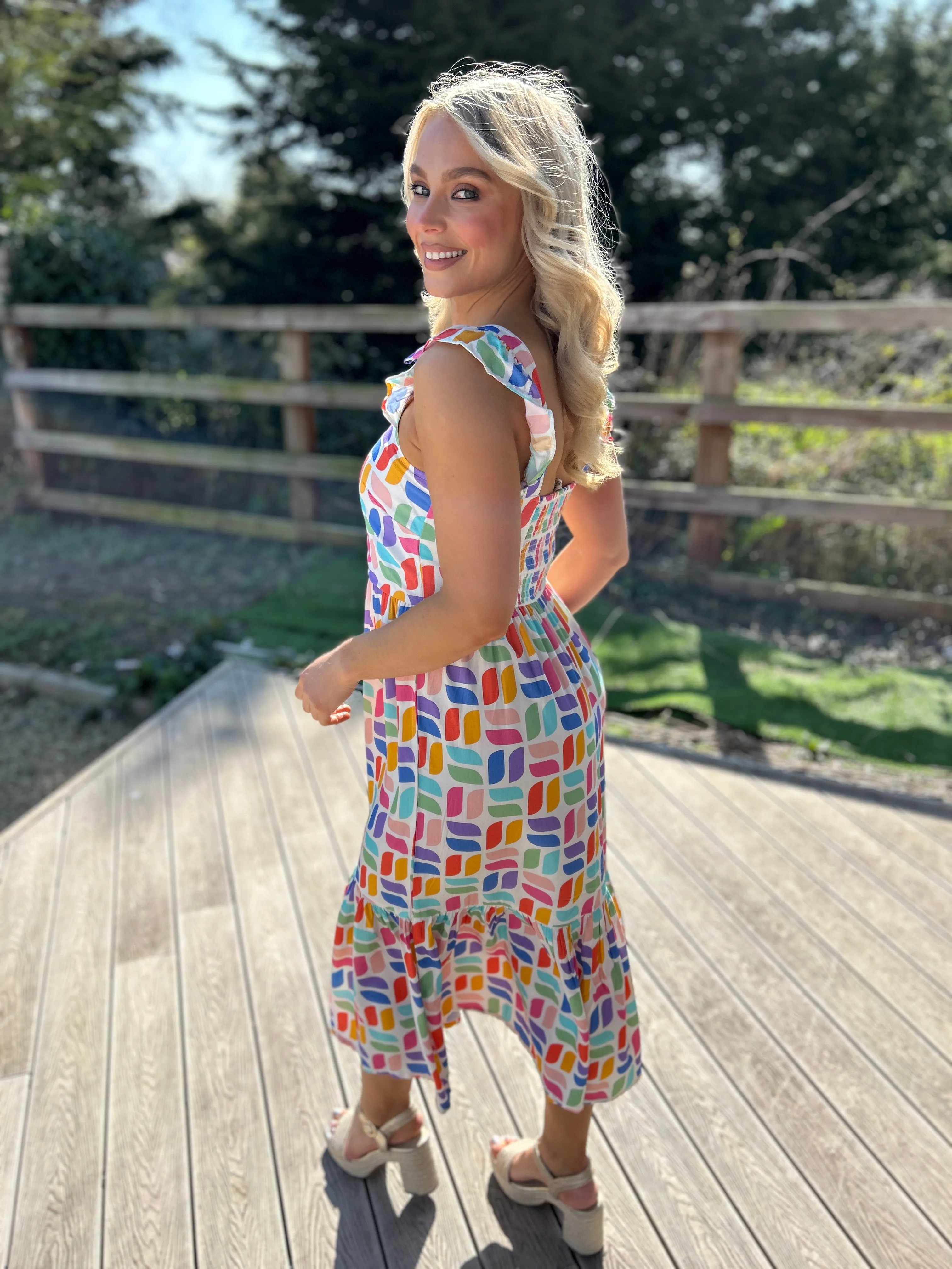 Estelle Shirred Sundress