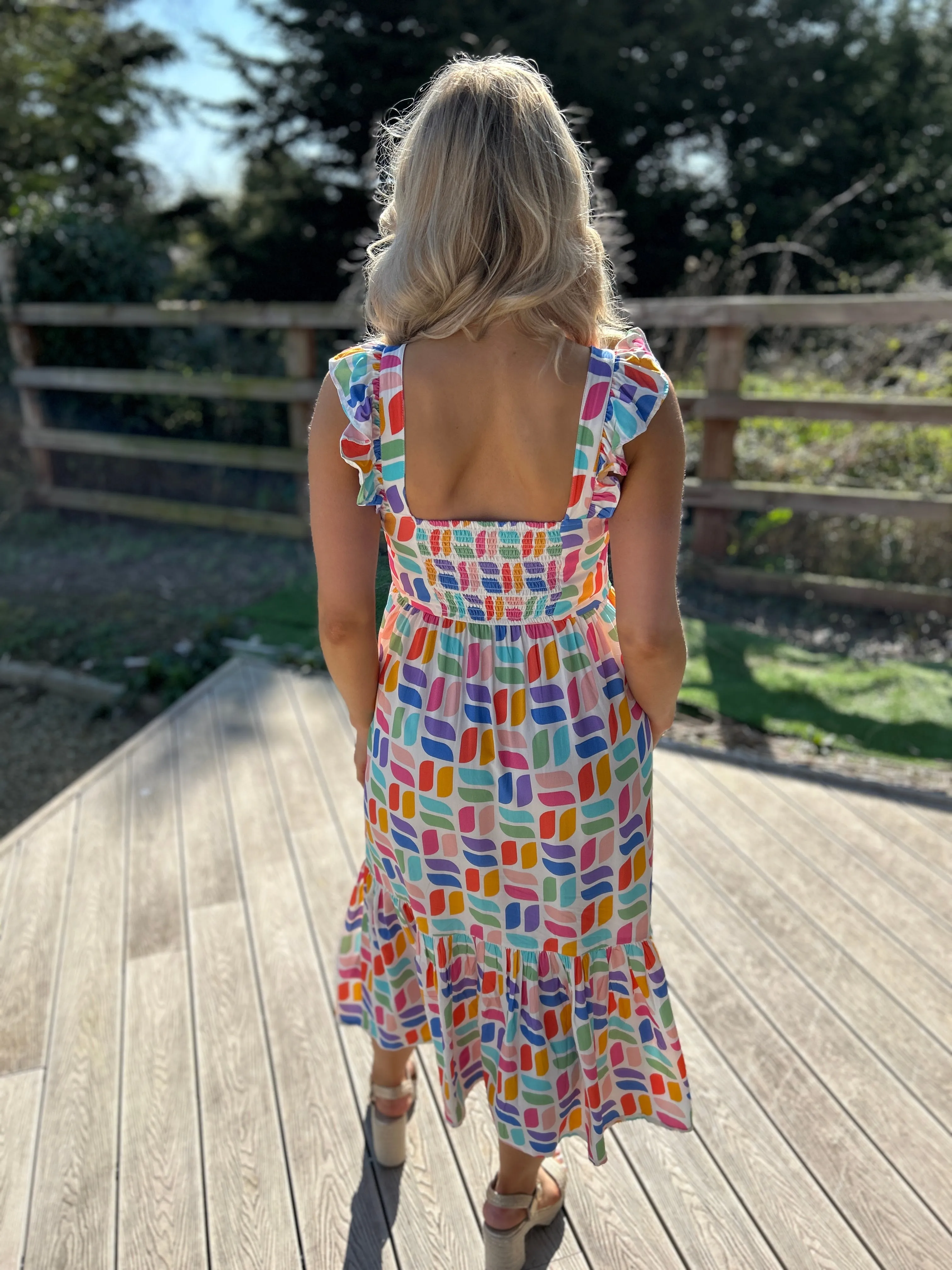 Estelle Shirred Sundress