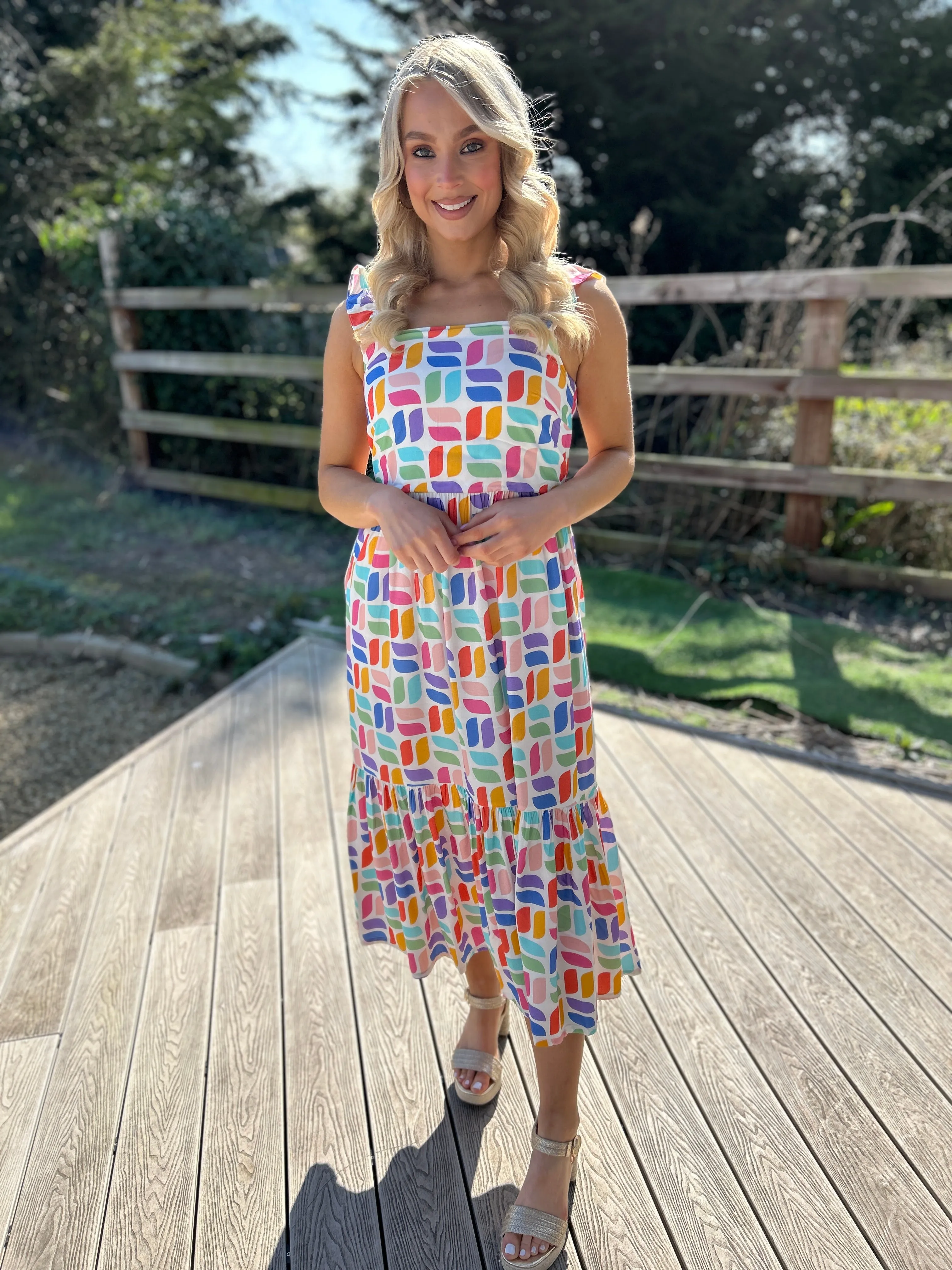 Estelle Shirred Sundress