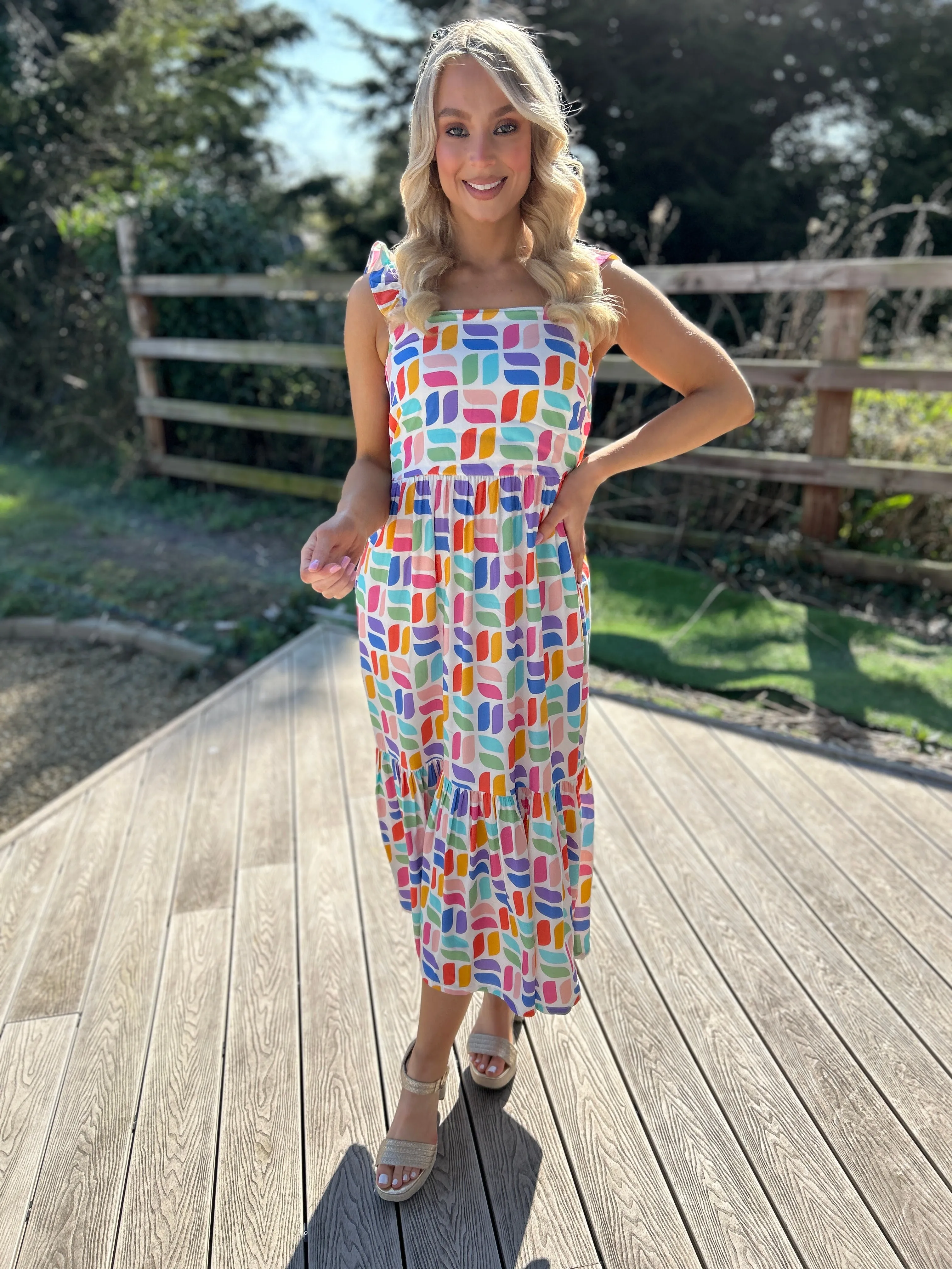 Estelle Shirred Sundress