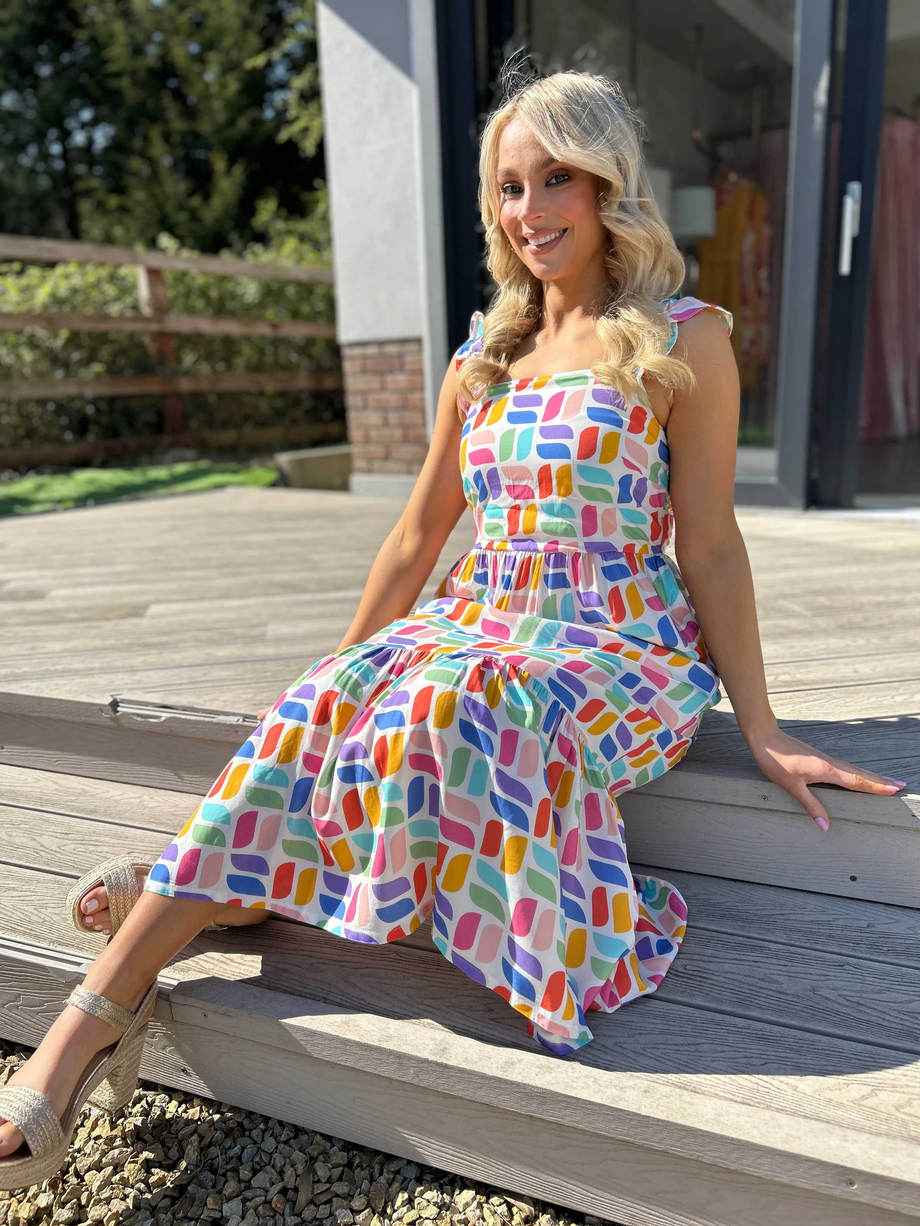 Estelle Shirred Sundress