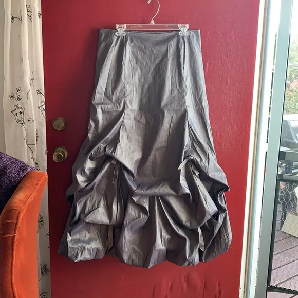 Evening Wear burnt gold skirt.
