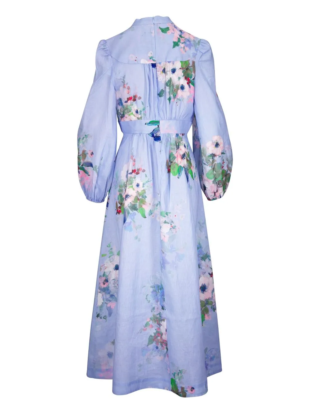 Everley printed linen dress