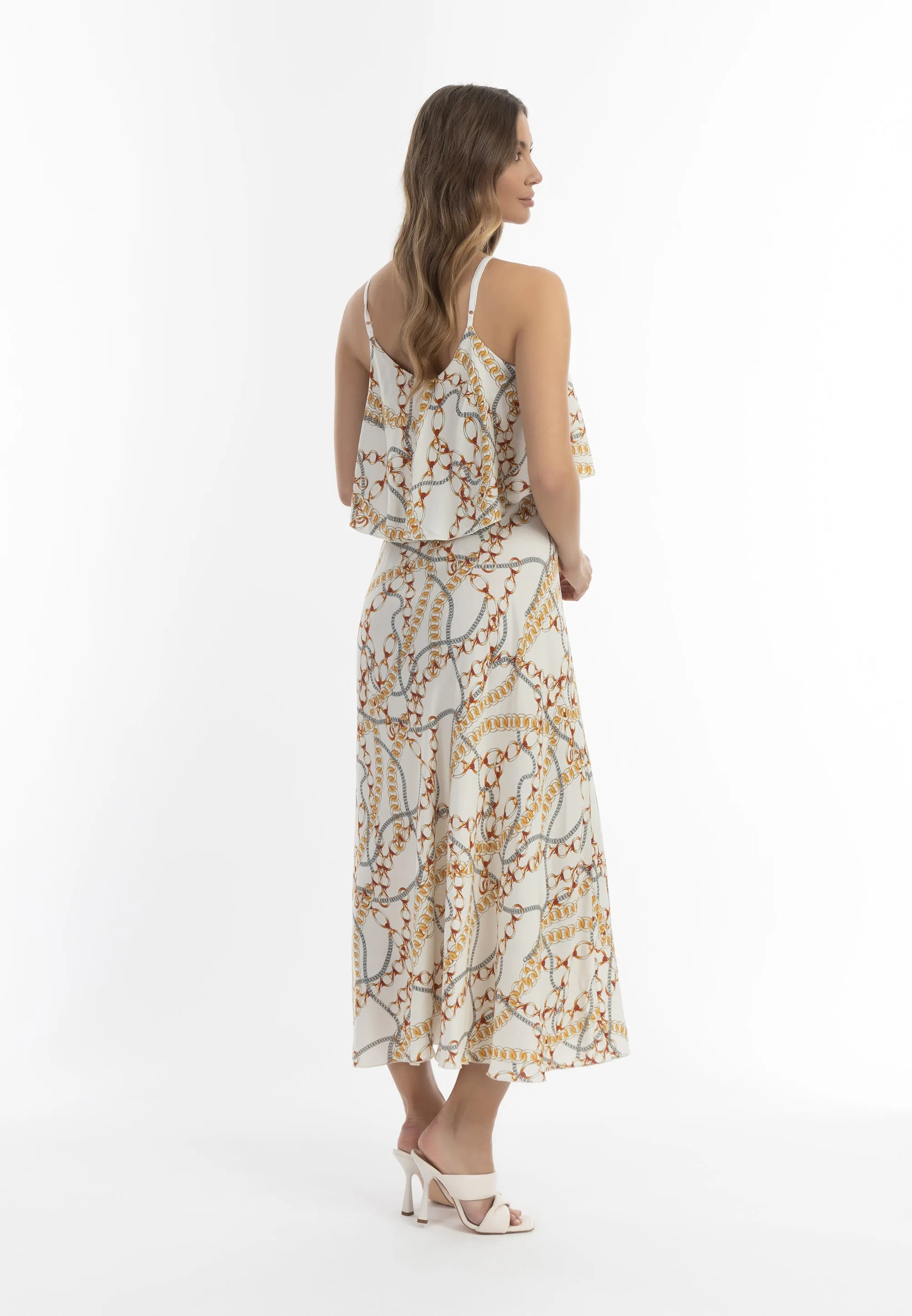 faina Women's Maxi Dress With All-Over Print