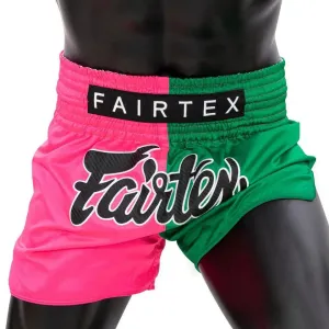 Fairtex Fighter Muay Thai Shorts - Pink Green