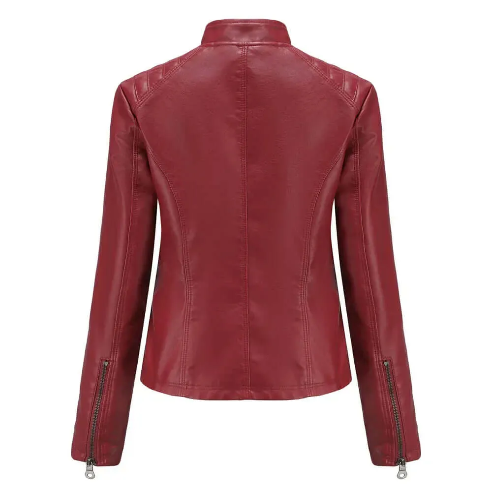 Fashionable Leather Jacket For Women