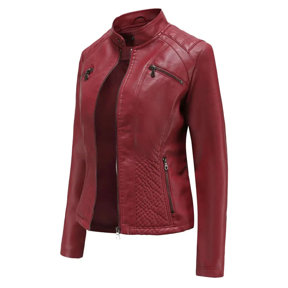 Fashionable Leather Jacket For Women