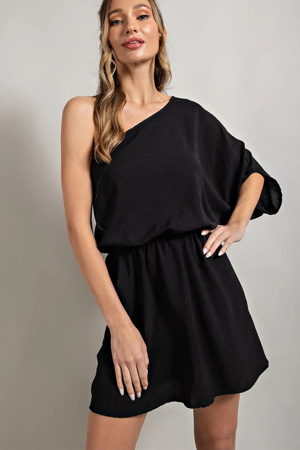 Feeling Spicy One Shoulder Mini Dress