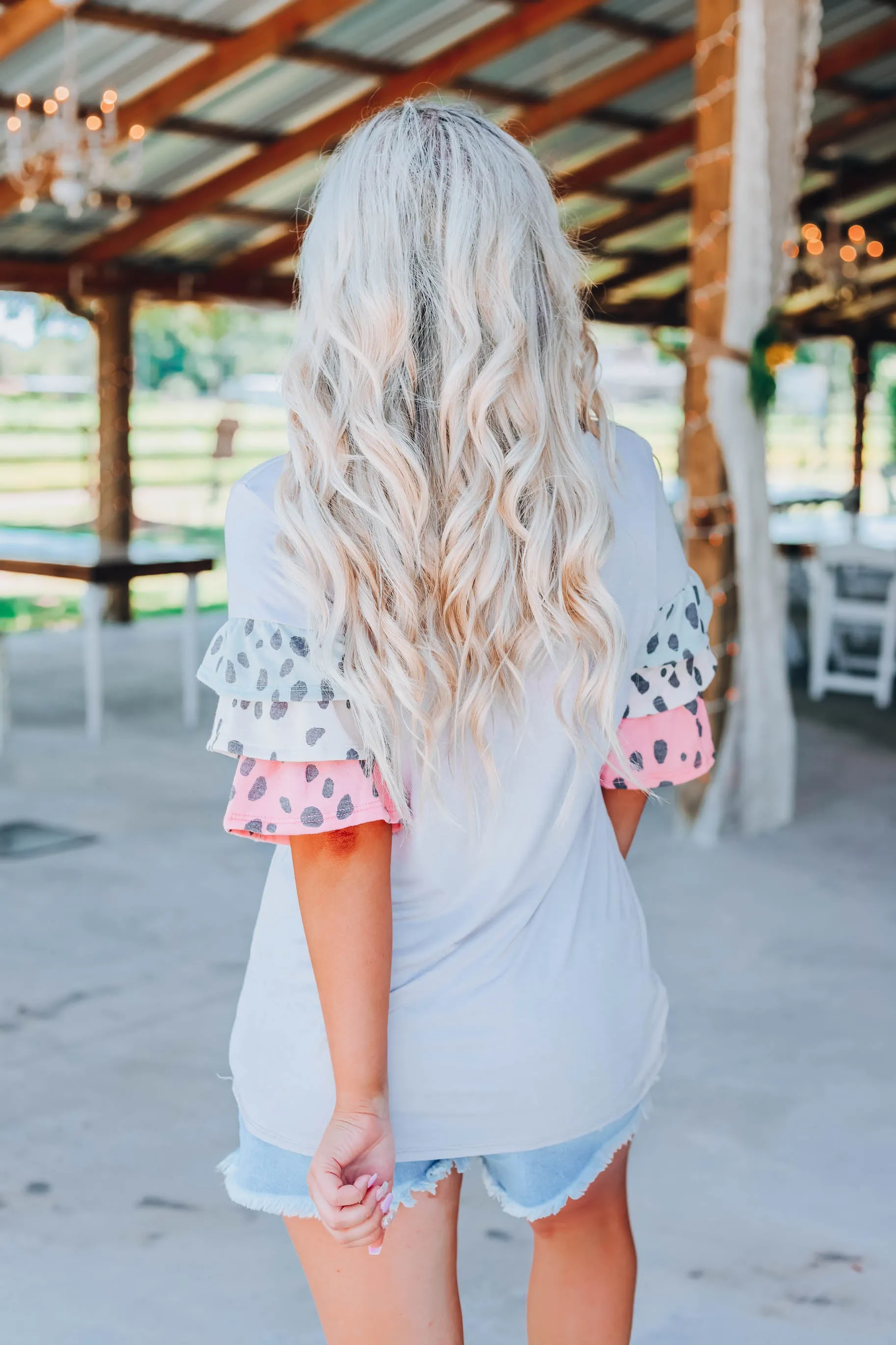 Fierce and Feminine Top - Grey