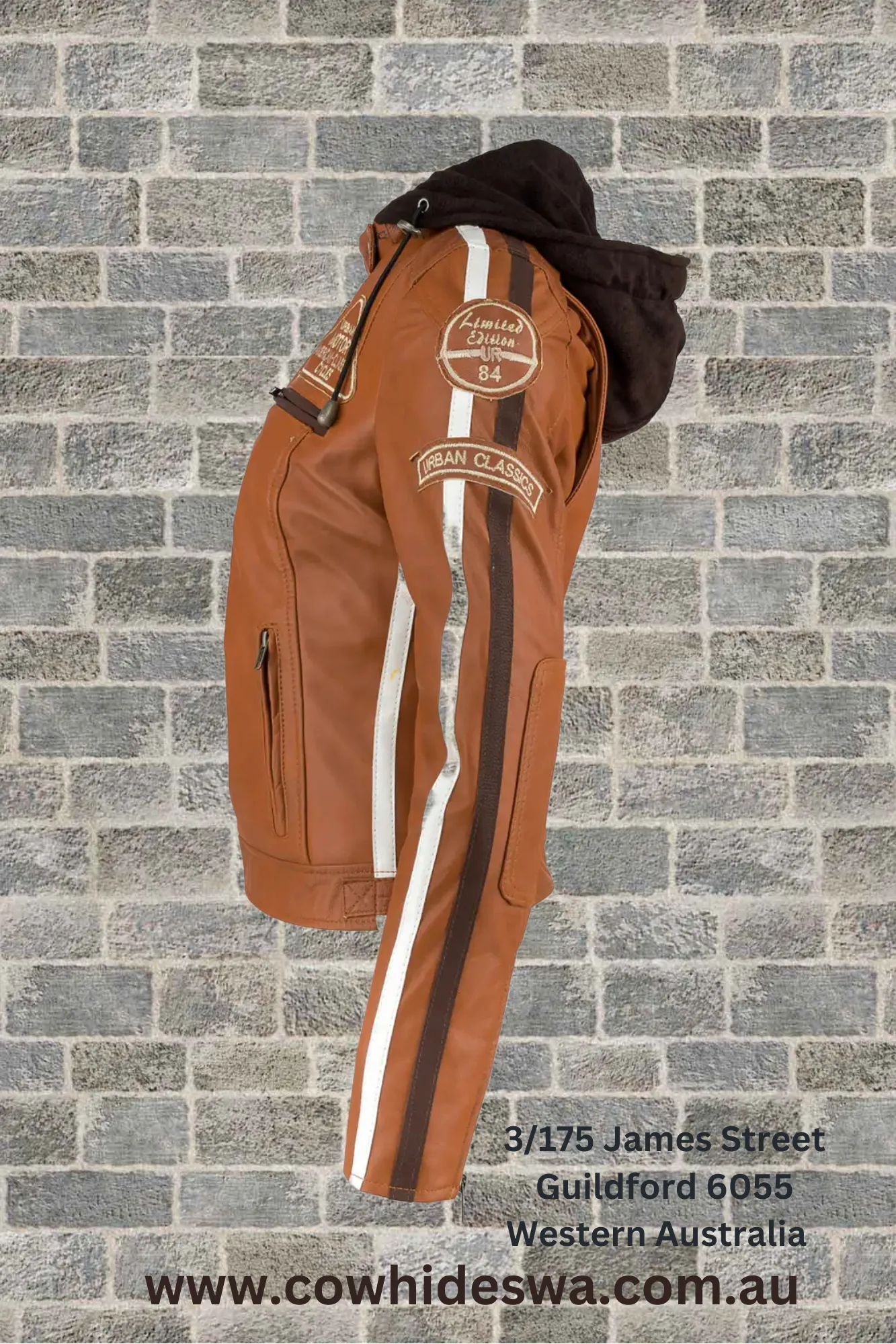'Fifty-Eight' Ladies Motorbike Leather Jacket