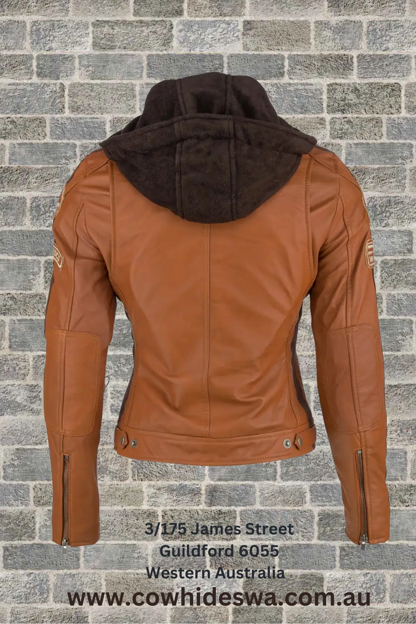 'Fifty-Eight' Ladies Motorbike Leather Jacket