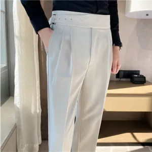 Finn | Slim Fit Pleated Trousers