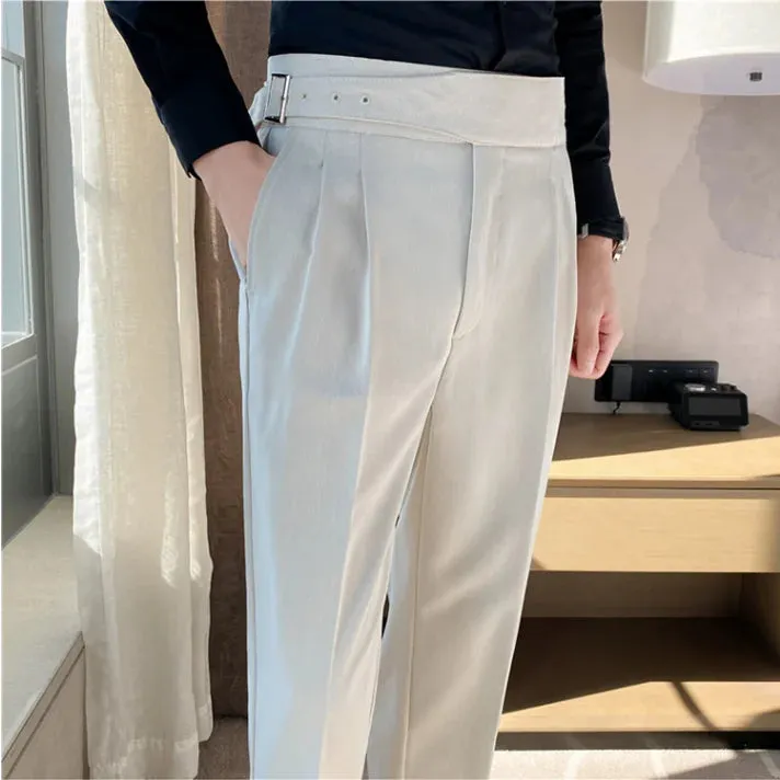 Finn | Slim Fit Pleated Trousers