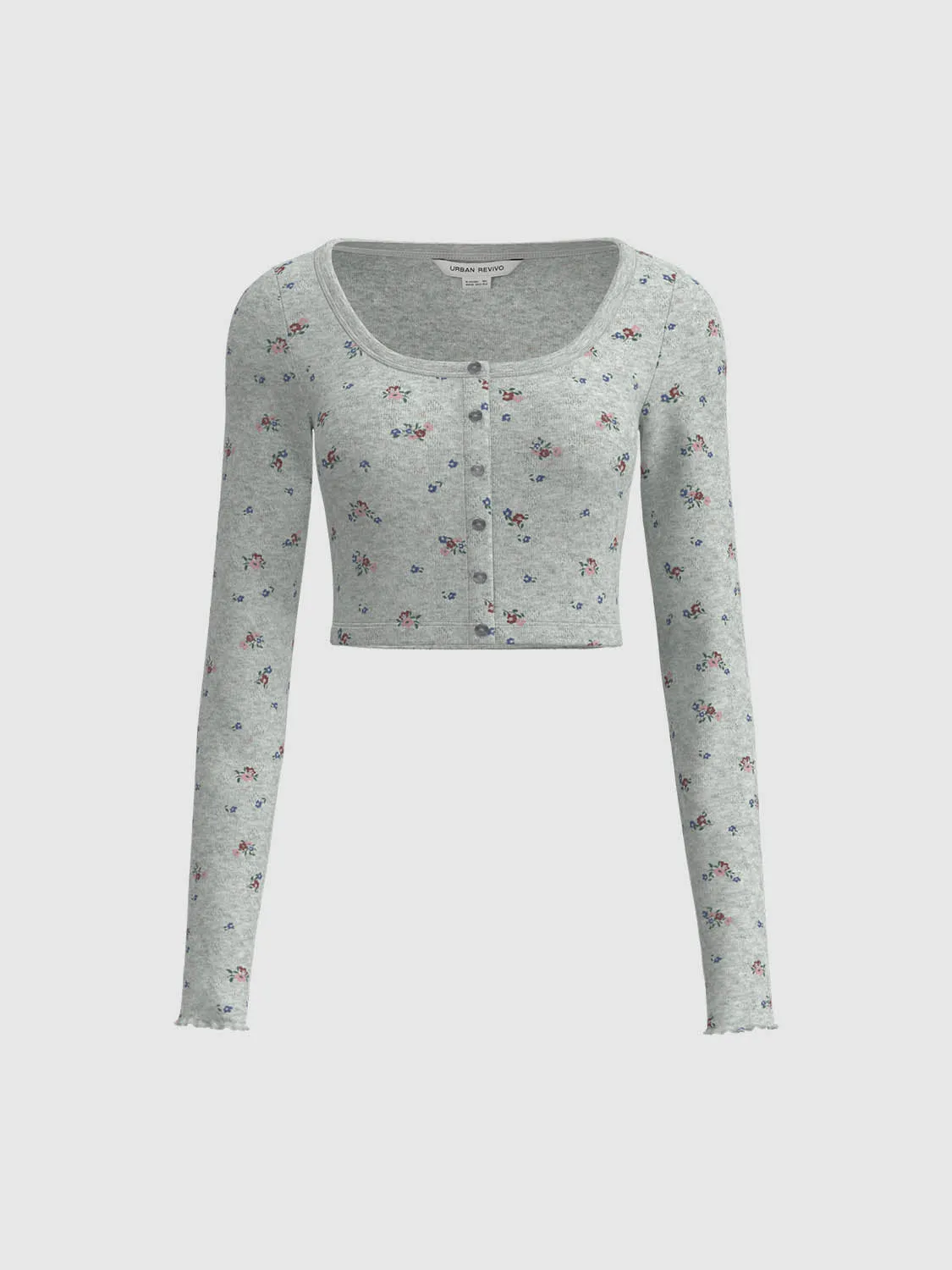 Floral Skinny T-Shirts