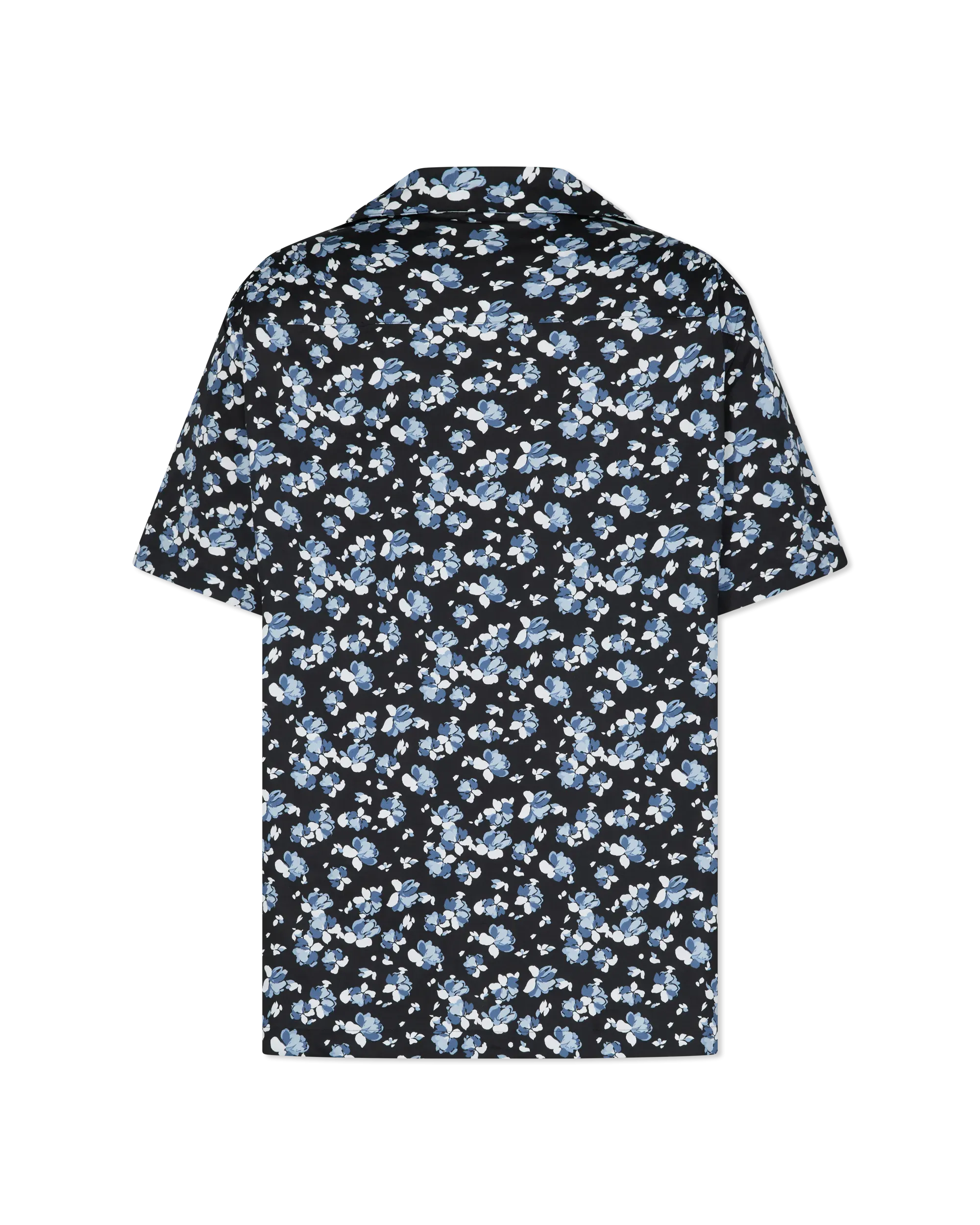 Floral Stretch Cotton Camp Shirt