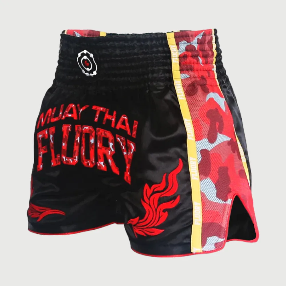 Fluory Camo Kids Muay Thai Shorts