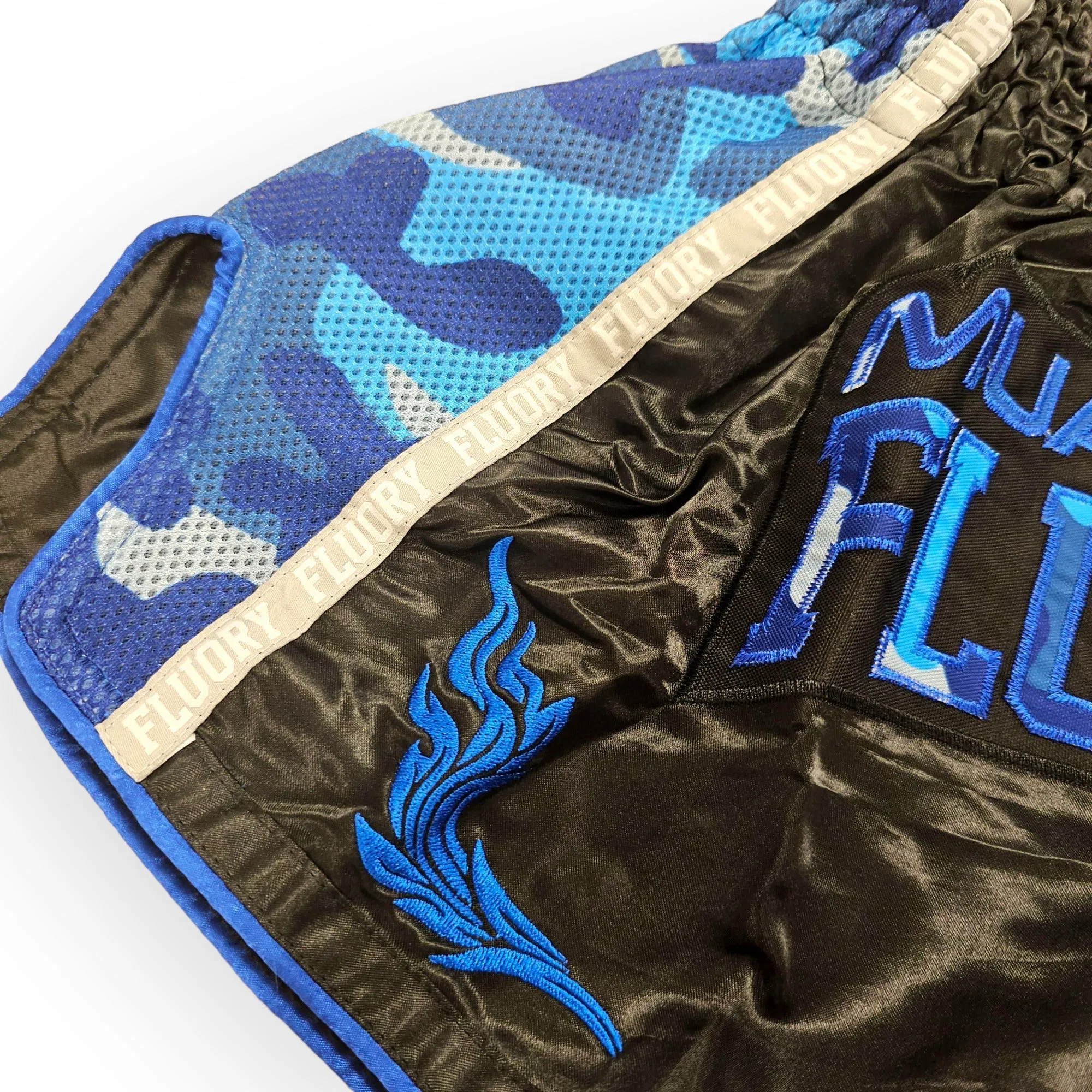 Fluory Camo Kids Muay Thai Shorts
