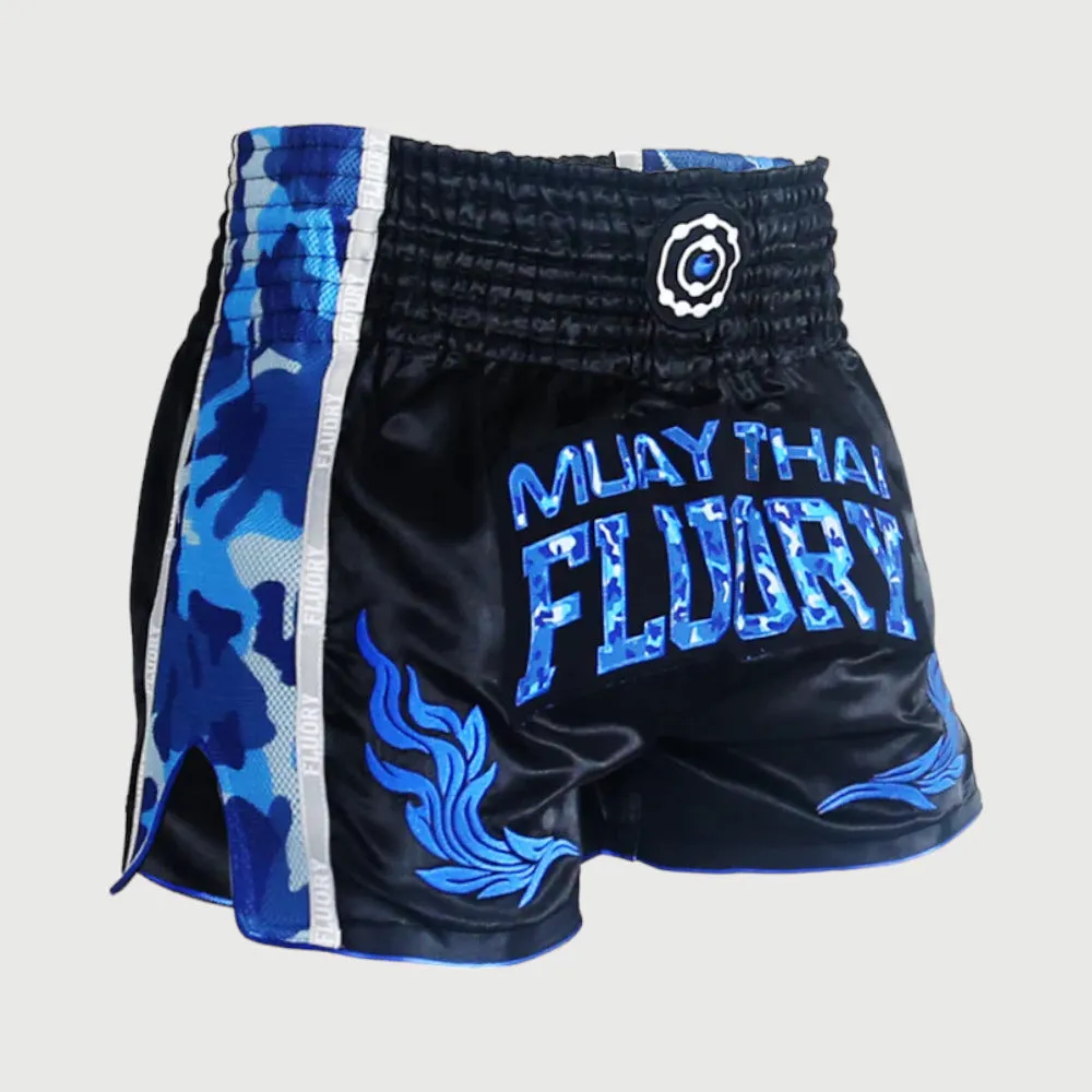 Fluory Camo Kids Muay Thai Shorts