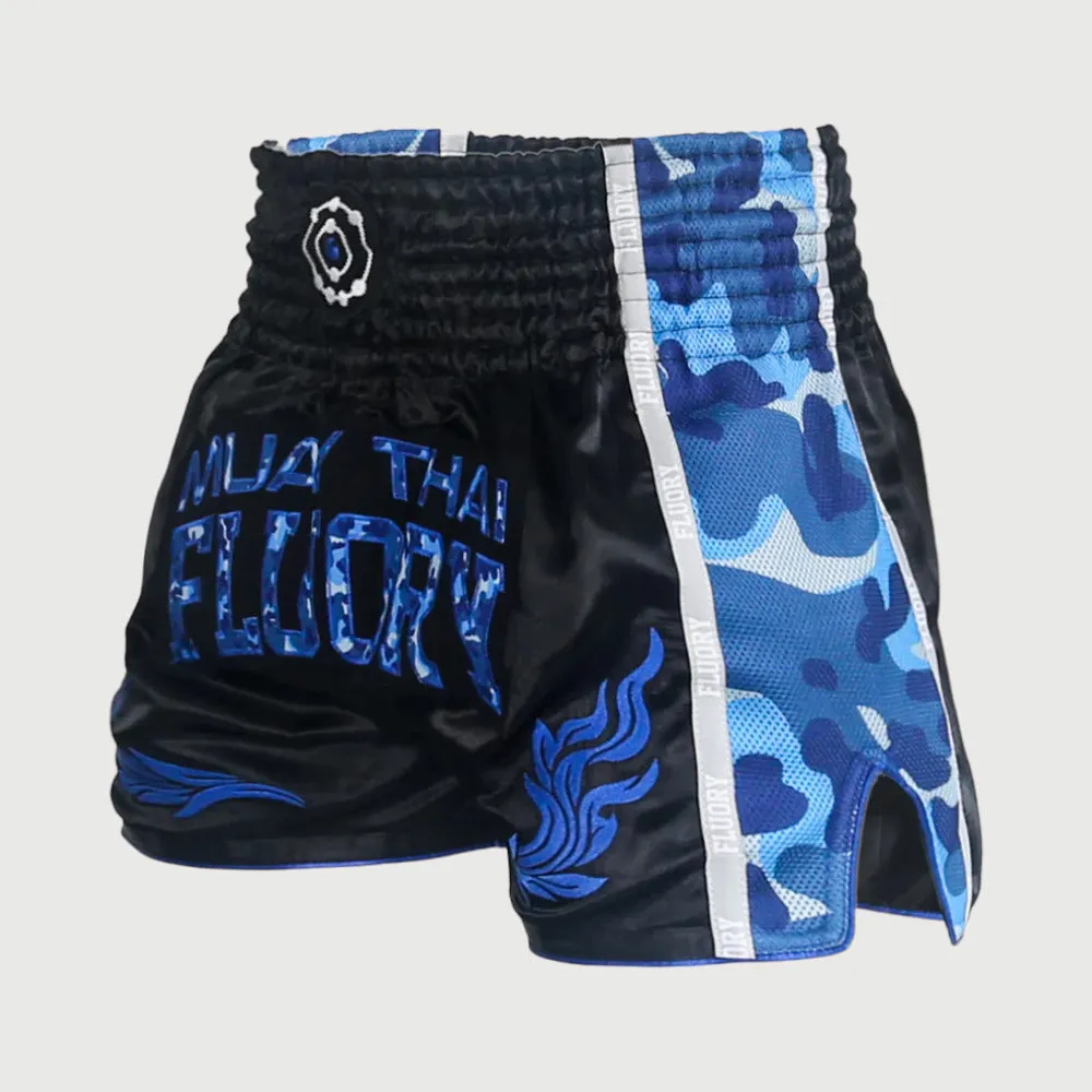 Fluory Camo Kids Muay Thai Shorts