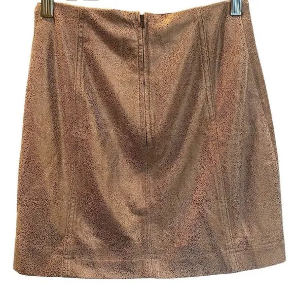 Free People Modern Femme Vegan Metallic Mini Skirt - Women’s XS