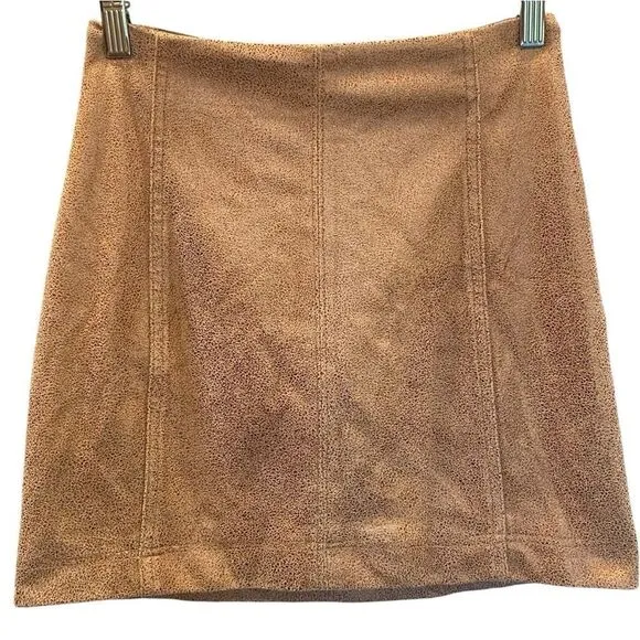 Free People Modern Femme Vegan Metallic Mini Skirt - Women’s XS