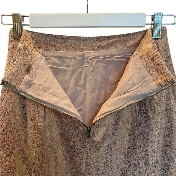 Free People Modern Femme Vegan Metallic Mini Skirt - Women’s XS