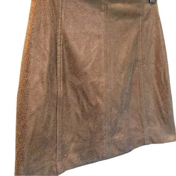 Free People Modern Femme Vegan Metallic Mini Skirt - Women’s XS