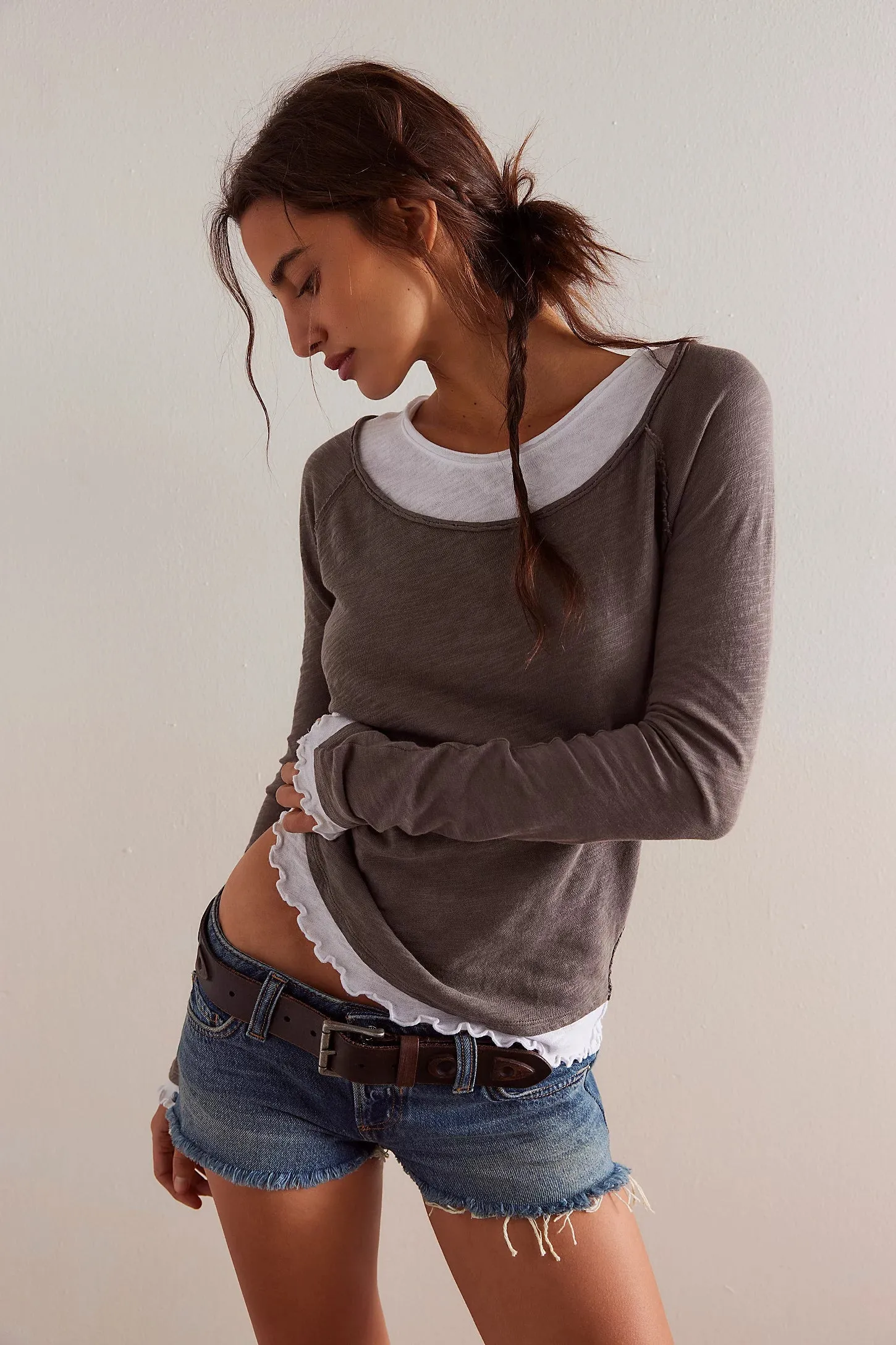 Free People Twos a Charm Tee